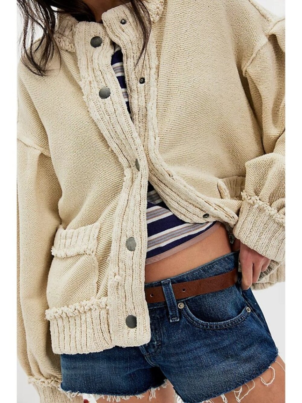 Free People We The Free Cute In This Cardi Tea Boho Indie Grunge Womens S